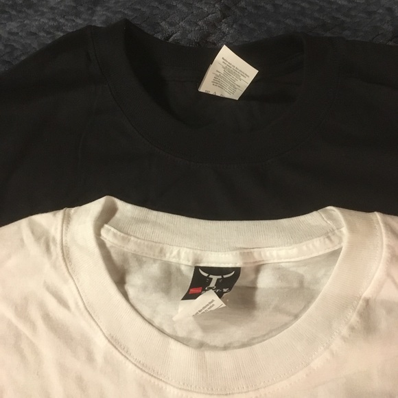 White Hanes Beefy Tee 